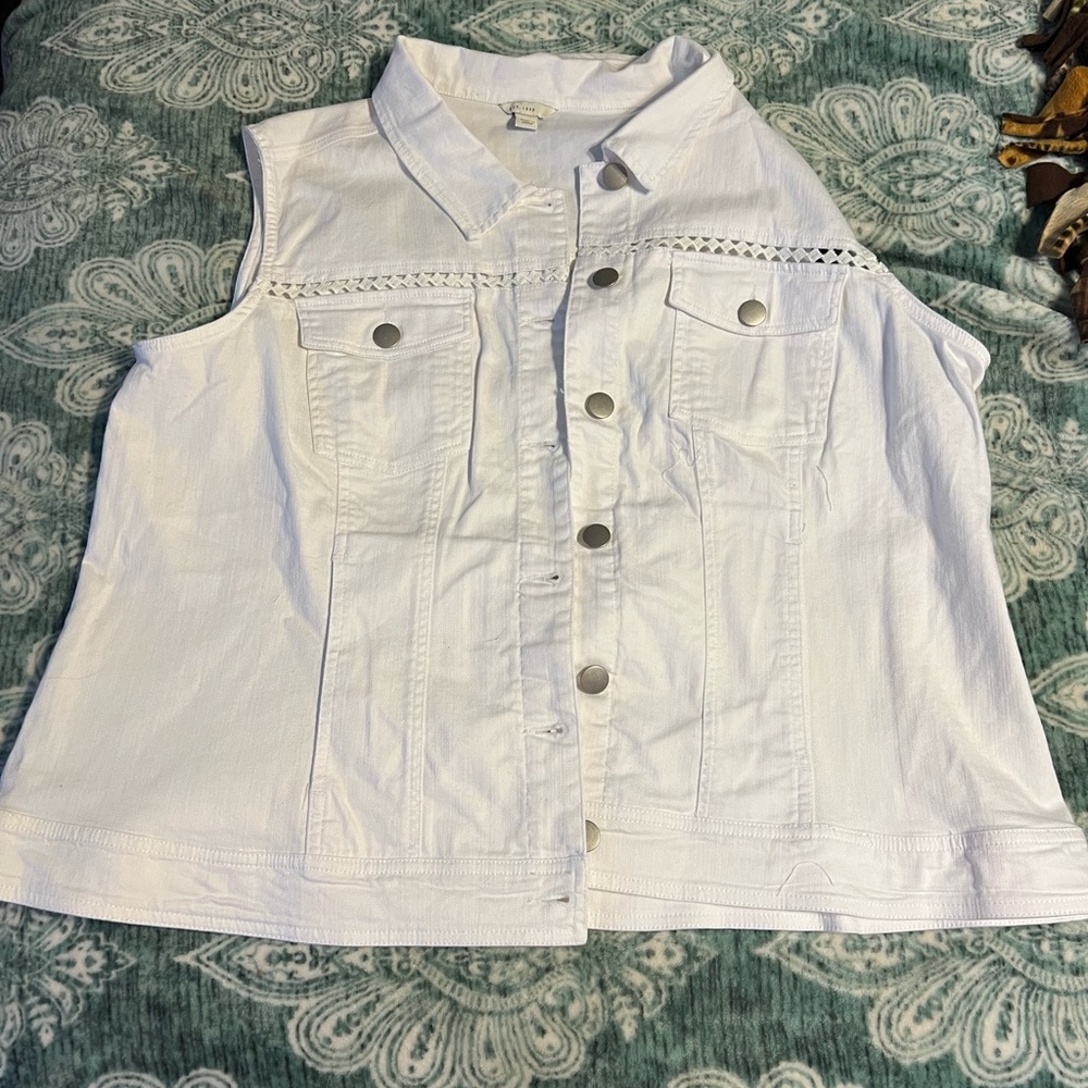 Women’s plus Denim vest
